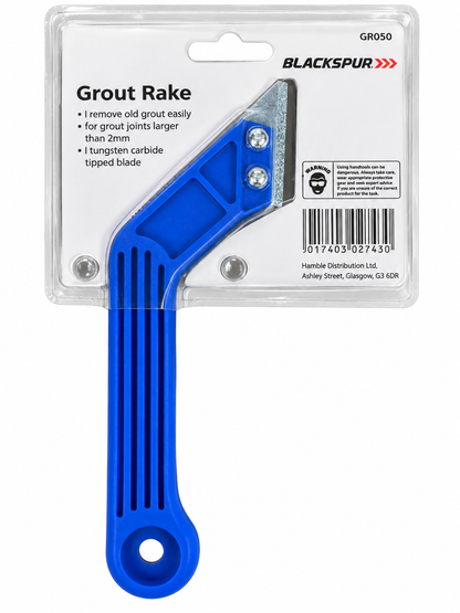 Blackspur Grout Rake Tungsten Carbide Tipped Blade – Tile Grout Removal Tool GR050