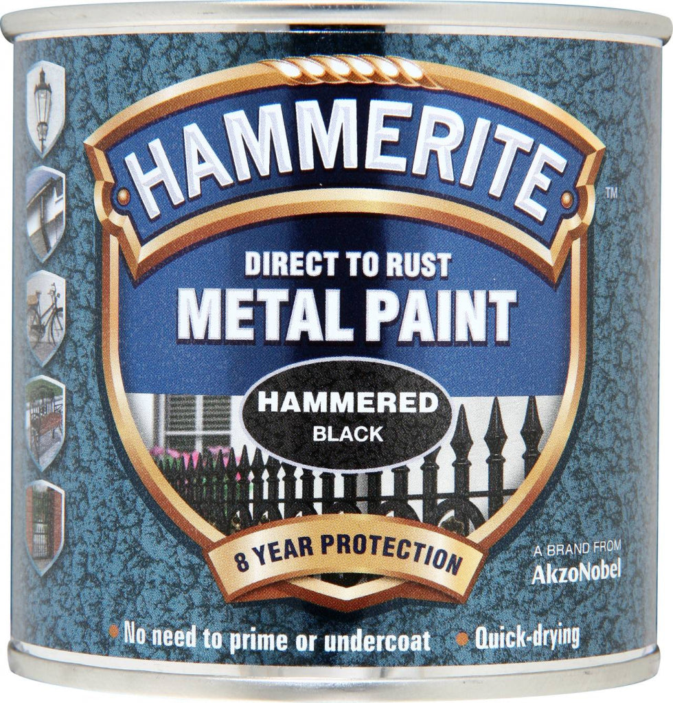 Hammerite Metal Paint Smooth, Hammered & Satin 250ml & 750ml