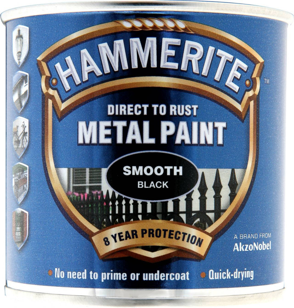 Hammerite Metal Paint Smooth, Hammered & Satin 250ml & 750ml