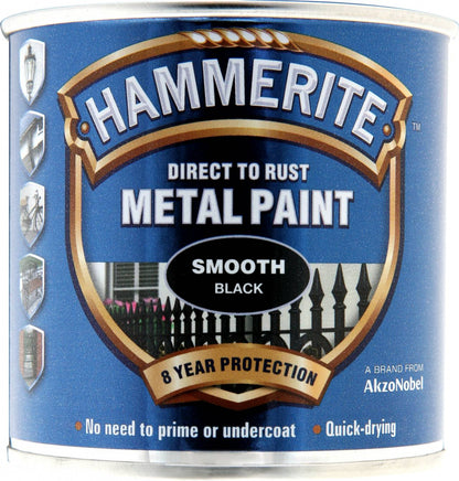 Hammerite Metal Paint Smooth, Hammered & Satin 250ml & 750ml