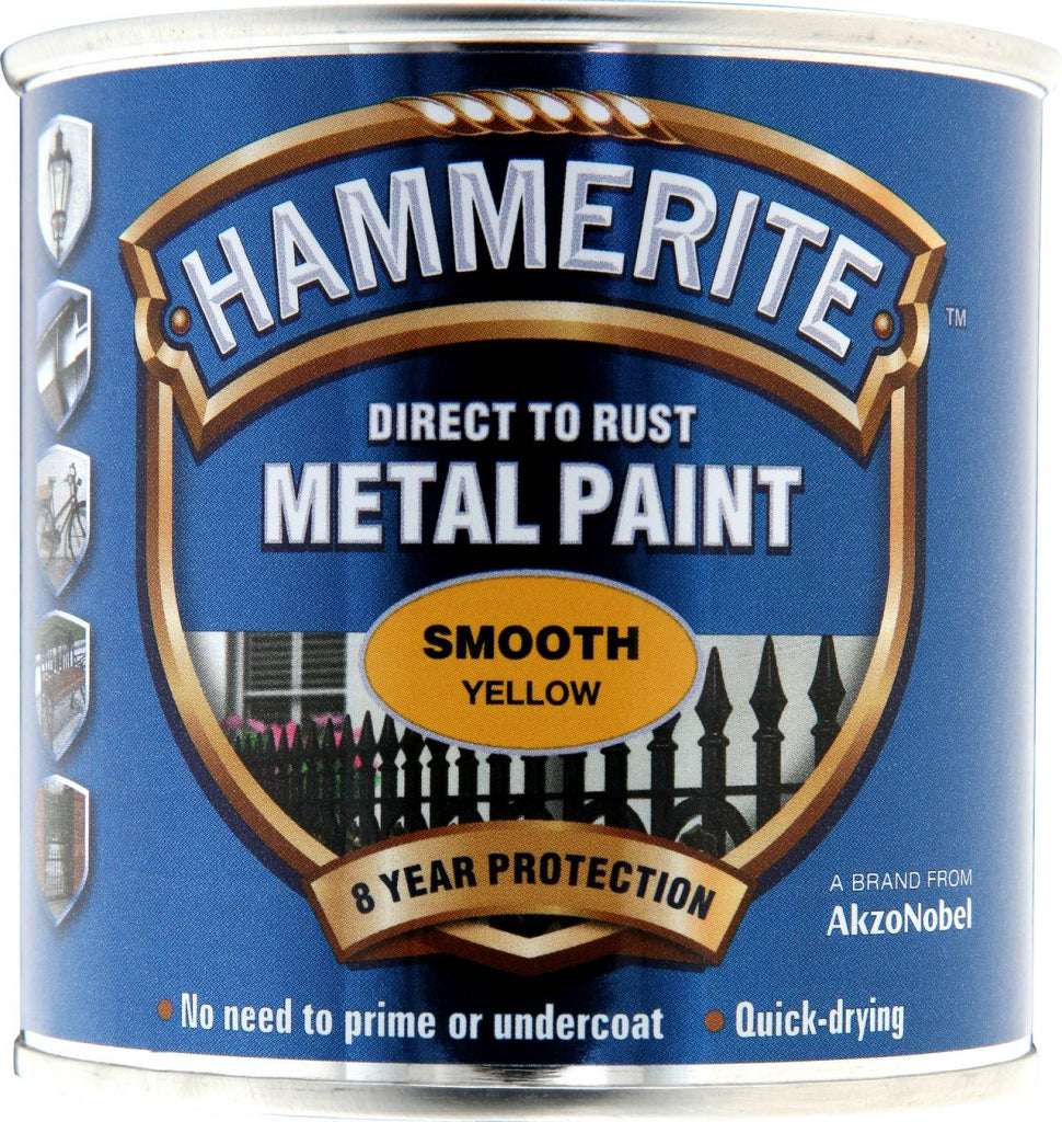 Hammerite Metal Paint Smooth, Hammered & Satin 250ml & 750ml