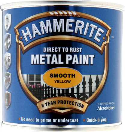 Hammerite Metal Paint Smooth, Hammered & Satin 250ml & 750ml