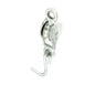 Line/Screw/Pulley Galvanised/White