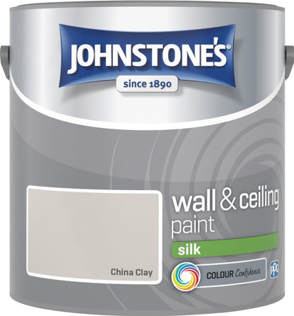 Johnstone’s Wall & Ceiling Silk Emulsion Paint 2.5L – Interior Silk Paint – Multiple Colours