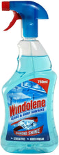 Windolene Trigger Spray 750ml – Streak-Free Glass & Shiny Surface Cleaner with Vinegar