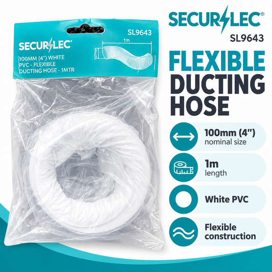 Securilec PVC Flexible Ducting Hose 100mm