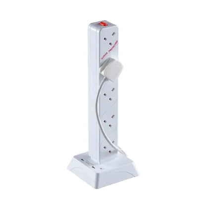 Daewoo 10-Gang 2M Tower Extension With Surge & 2 USB