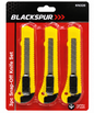 Blackspur 3PC Snap-Off Knife Set – Retractable Utility Cutting Knives