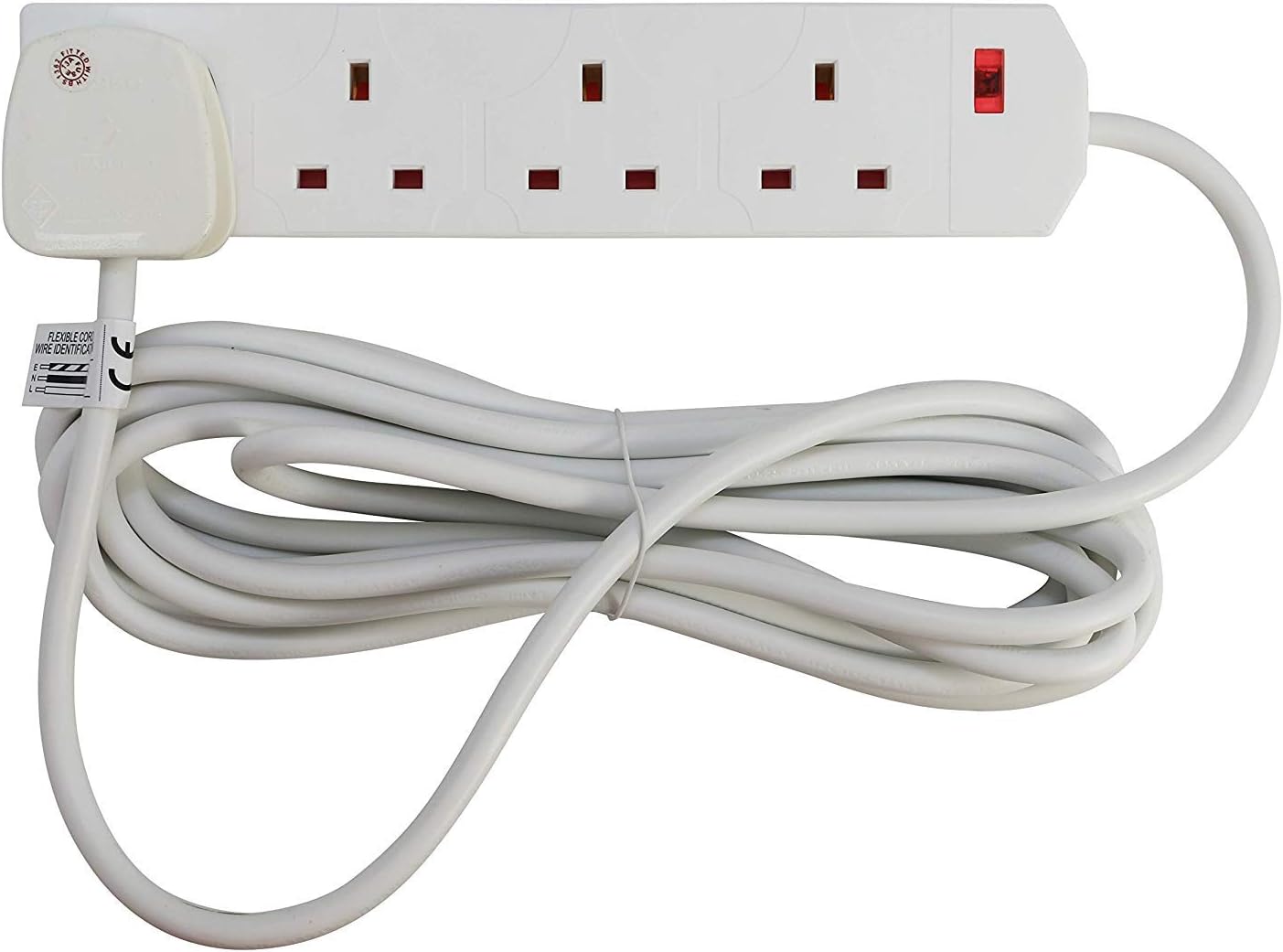Daewoo 4 Way Extension Cable, 5 Meter Cable