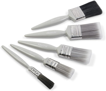 Harris Essentials 5 Piece Paint Brush Set – Walls, Ceilings &amp; Gloss Brushes 101011008