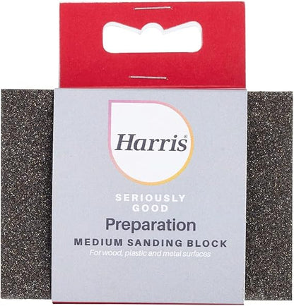 Harris Seriously Good Medium Sanding Block 102064322 – Flexible Sanding Sponge for Wood, Metal &amp; Plastic