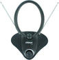 Omega Indoor TV Amplifier Antenna with 2 Rod Aerial - Black