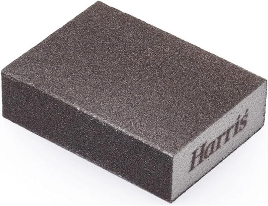 Harris Seriously Good Medium Sanding Block 102064322 – Flexible Sanding Sponge for Wood, Metal & Plastic - Default Title