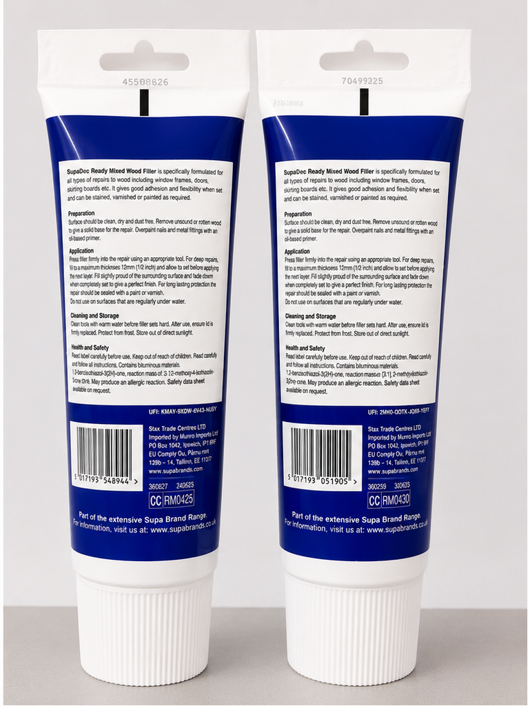 SupaDec Flexible Wood Filler 330g – White & Brown