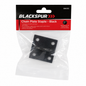 Black Chain Plate Staple 50 x 50mm – Weatherproof Steel Fixing