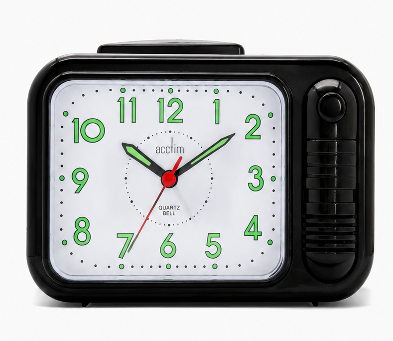 Acctim Sonnet Bell Alarm Clock 12613 – Non-Ticking Alarm with Snooze, Backlight & 2 Year Guarantee