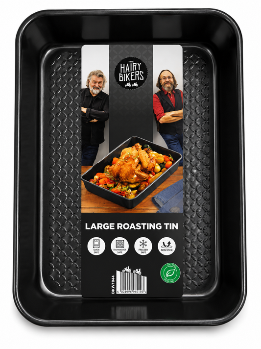 Hairy Bikers Bakeware 35cm Large Roasting Pan – Non-Stick Black
