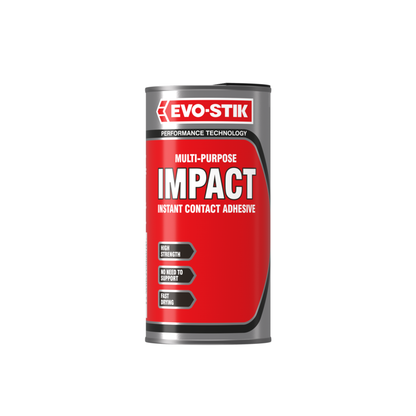 Evo-Stik Impact Adhesive 30g & 65gTube 250ml & 500ml Tin & 500ml Aerosole
