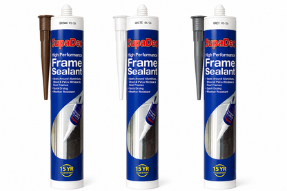 SupaDec Frame Sealant White, Brown & Grey 310ml