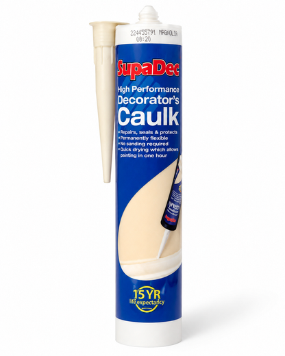 SupaDec Decorators Caulk 300ml & 380ml, White & Magnolia Colour