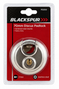 Blackspur 70mm Discus Padlock – Heavy Duty Stainless Steel Security Lock