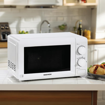 Daewoo Manual Microwave 20 Litres 700W White