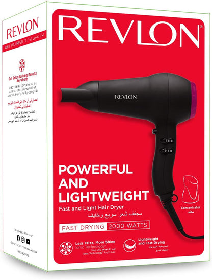 Revlon Fast & Light Hair Dryer 2000w