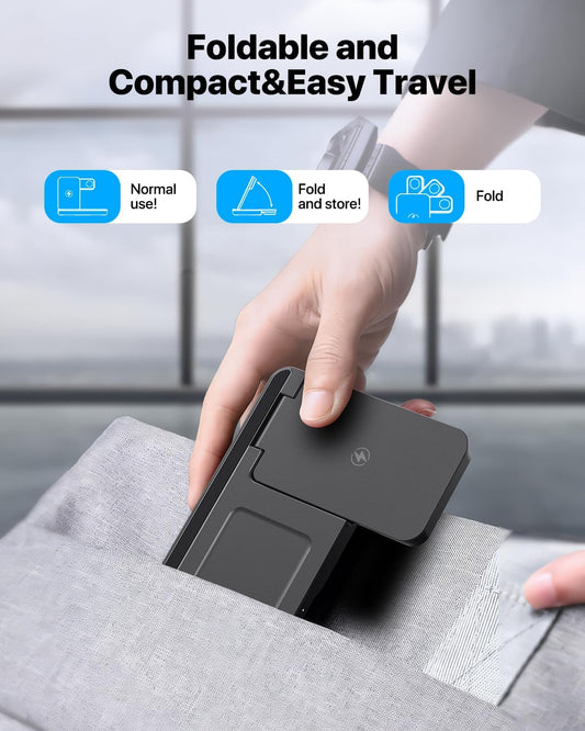 AOWIN Foldable Wireless Charger 3 in 1 Wireless Charging Station