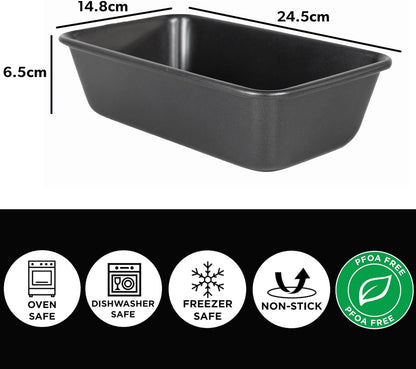 Hairy Bikers Bakeware Non-Stick Loaf Pan – Black