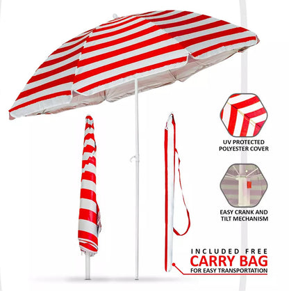 Redwood 1.7m Tilting Parasol - Colour Variant