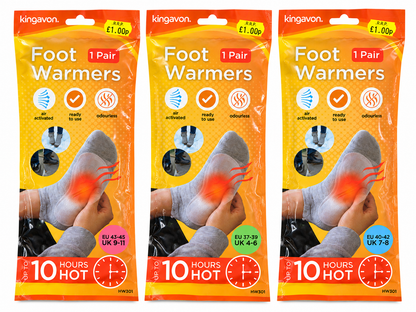 Kingavon Foot Warmers HW301 10 Hour Heat