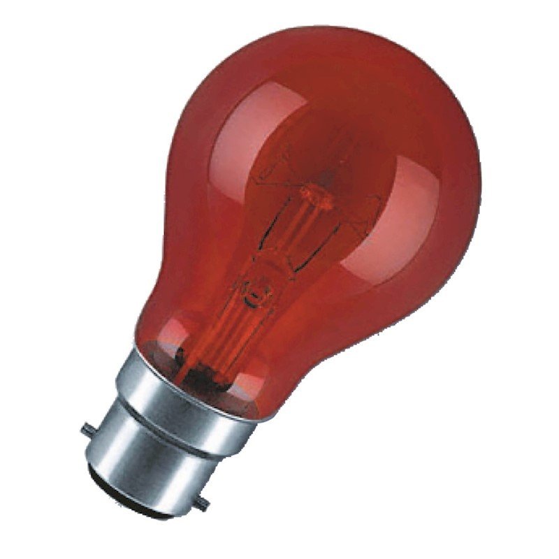Eveready Fireglow 60W GLS B22 Bulb S855 – Rough Service 240V Bayonet Lamp
