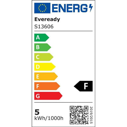Eveready LED Golf E27 4.9W Bulb S13606 – 470 Lumens 3000K Warm White