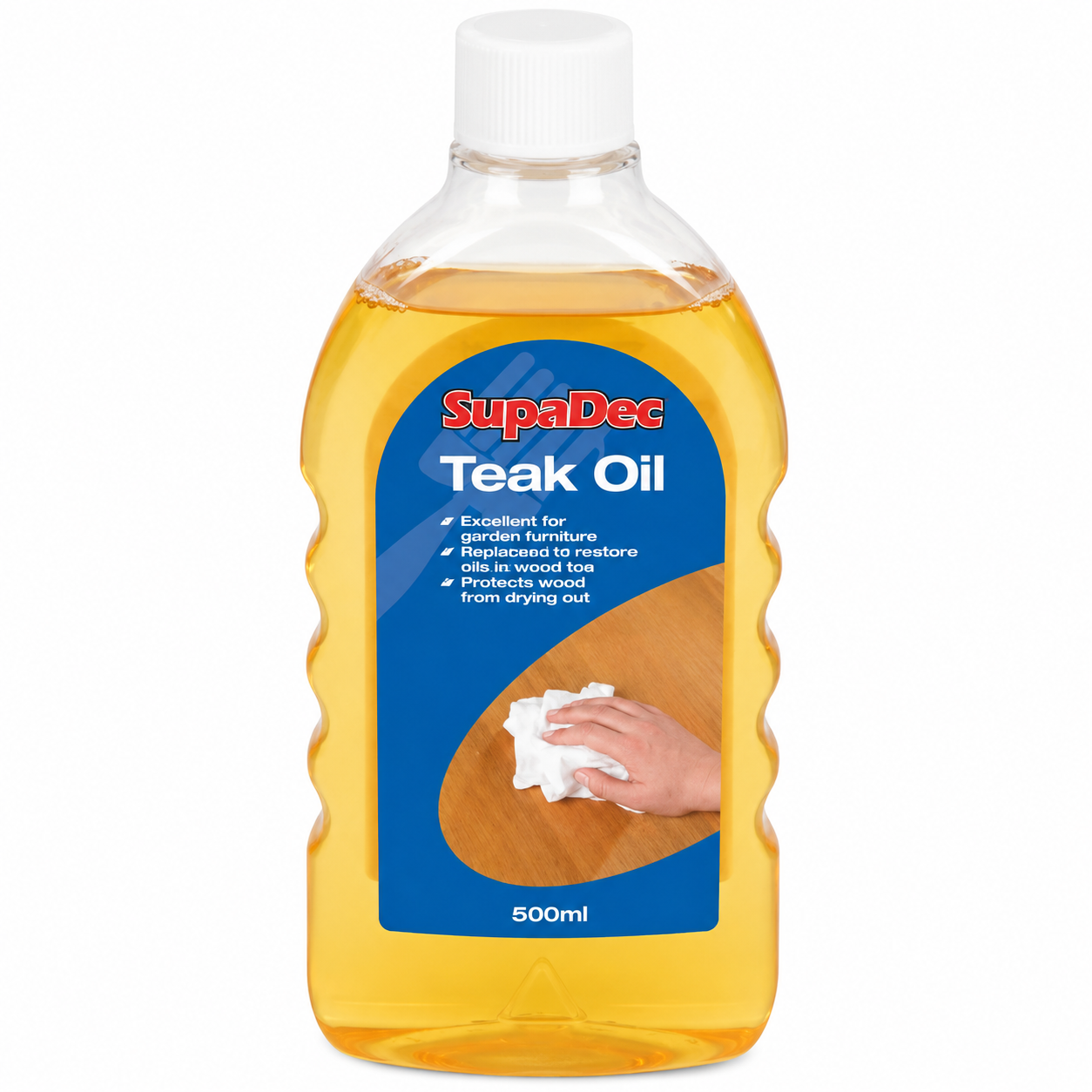 SupaDec Teak Oil 500ml – Exterior Wood Treatment for Garden Furniture