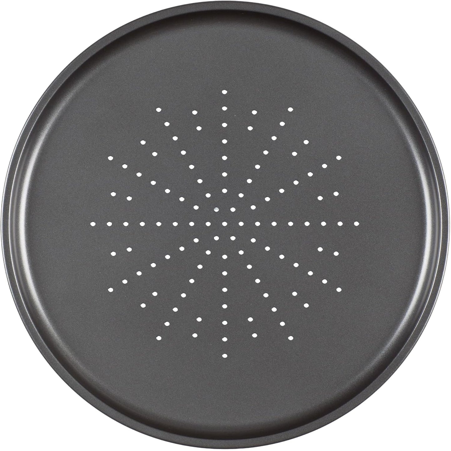 Prochef Essentials 32.5cm / 12.5" Large Non-Stick Carbon Steel Pizza Tray – Black