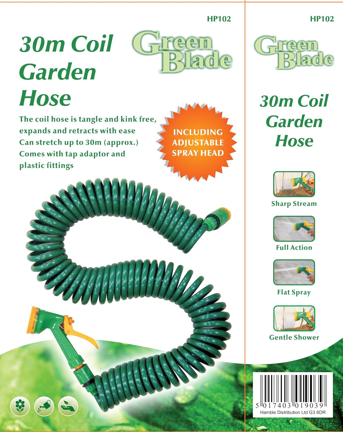 Green Blade 30m Coil Garden Hose