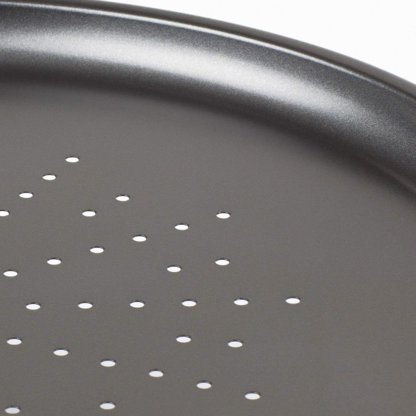 Prochef Essentials 32.5cm / 12.5" Large Non-Stick Carbon Steel Pizza Tray – Black