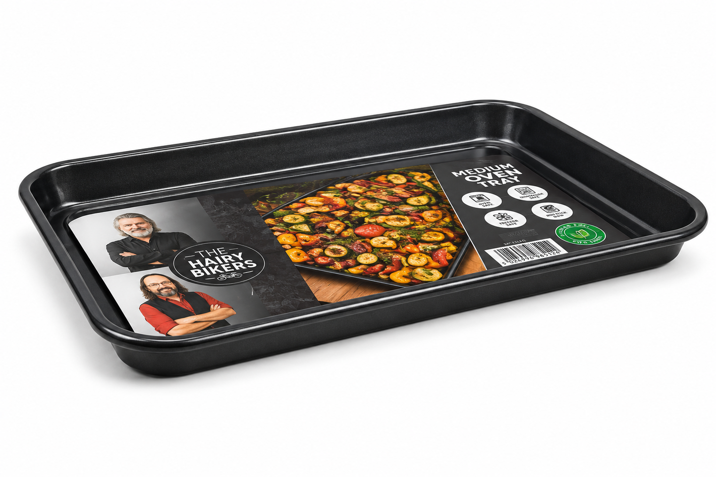 Hairy Bikers Bakeware Medium Oven Tray – Non-Stick Black