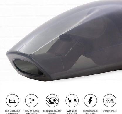 Quest Wet & Dry Cordless Handheld Vacuum