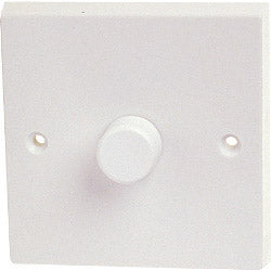 Securlec Square 1 Gang 2 Way Dimmer Switch 400W – Square Edge 86 x 86mm