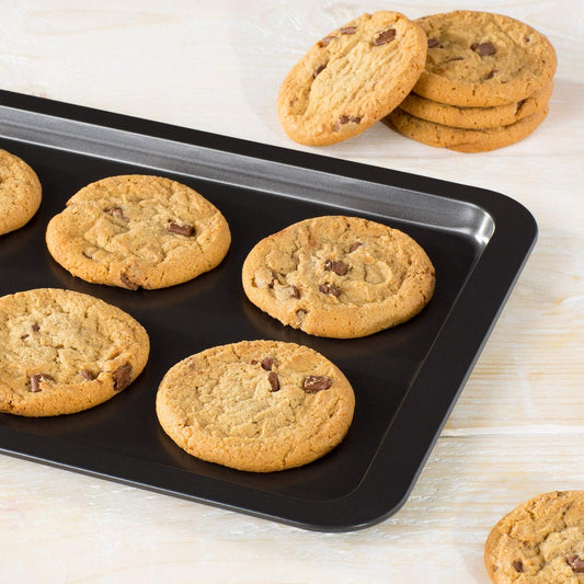 Prochef Essentials Medium Oven Tray – Non-Stick Easy Clean, Black