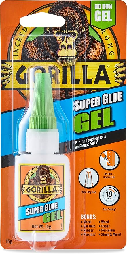 Gorilla Super Glue Gel, 15g