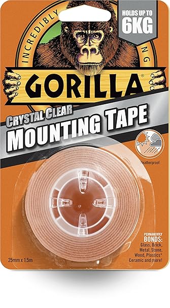 Gorilla Heavy Duty Mounting tape Crystal Clear