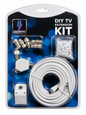 Daewoo DIY TV Extension Kit – Coaxial Cable, Splitter &amp; BT/TV Connection Accessories