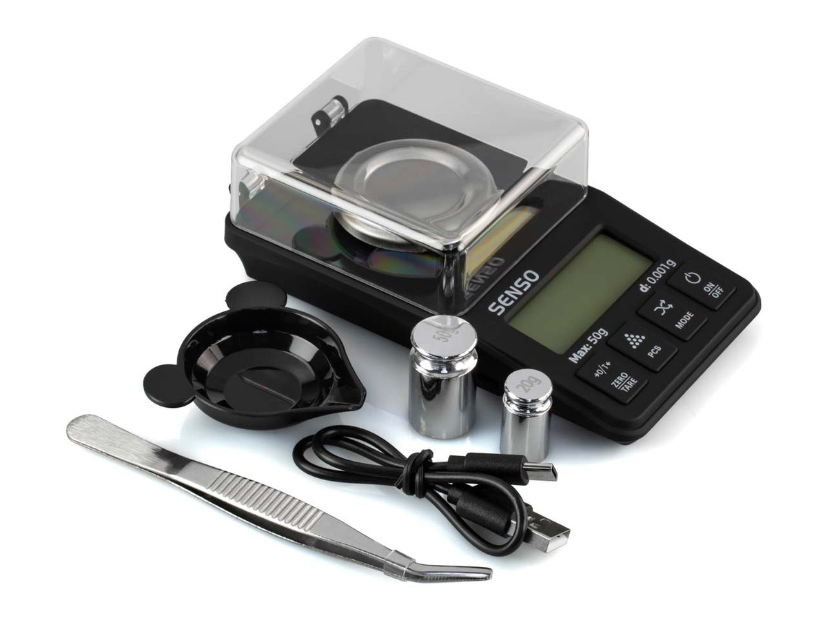 On Balance SEN-250 Carat Scale 50g x 0.001g – Professional Precision Digital Jewellery Scale