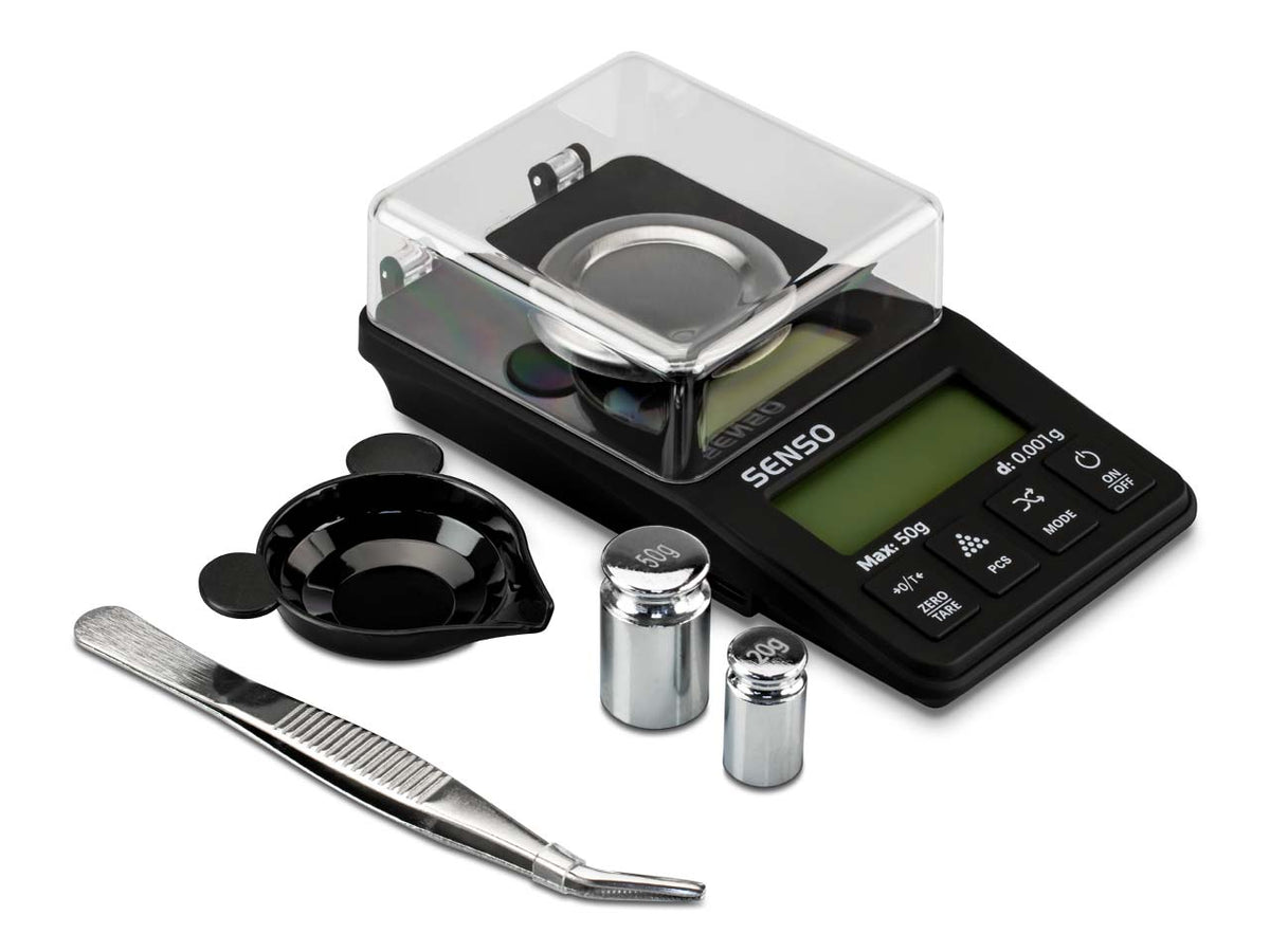 On Balance SEN-250 Carat Scale 50g x 0.001g – Professional Precision Digital Jewellery Scale