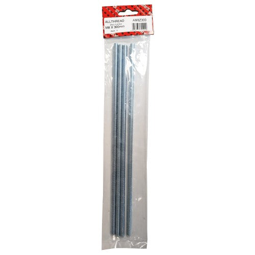 M8 X 300mm Threaded Rod (4pcs)