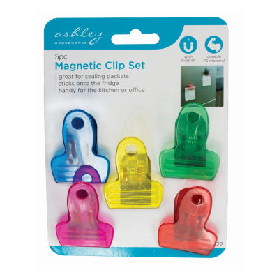 Ashley 5PC Magnetic Clip Set BB-BC122 – Fridge Bag Sealing Clips