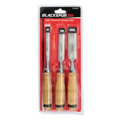 3PC WOOD CHISEL SET