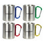 300ML x 4 CARABINER CAMPING MUG CU115